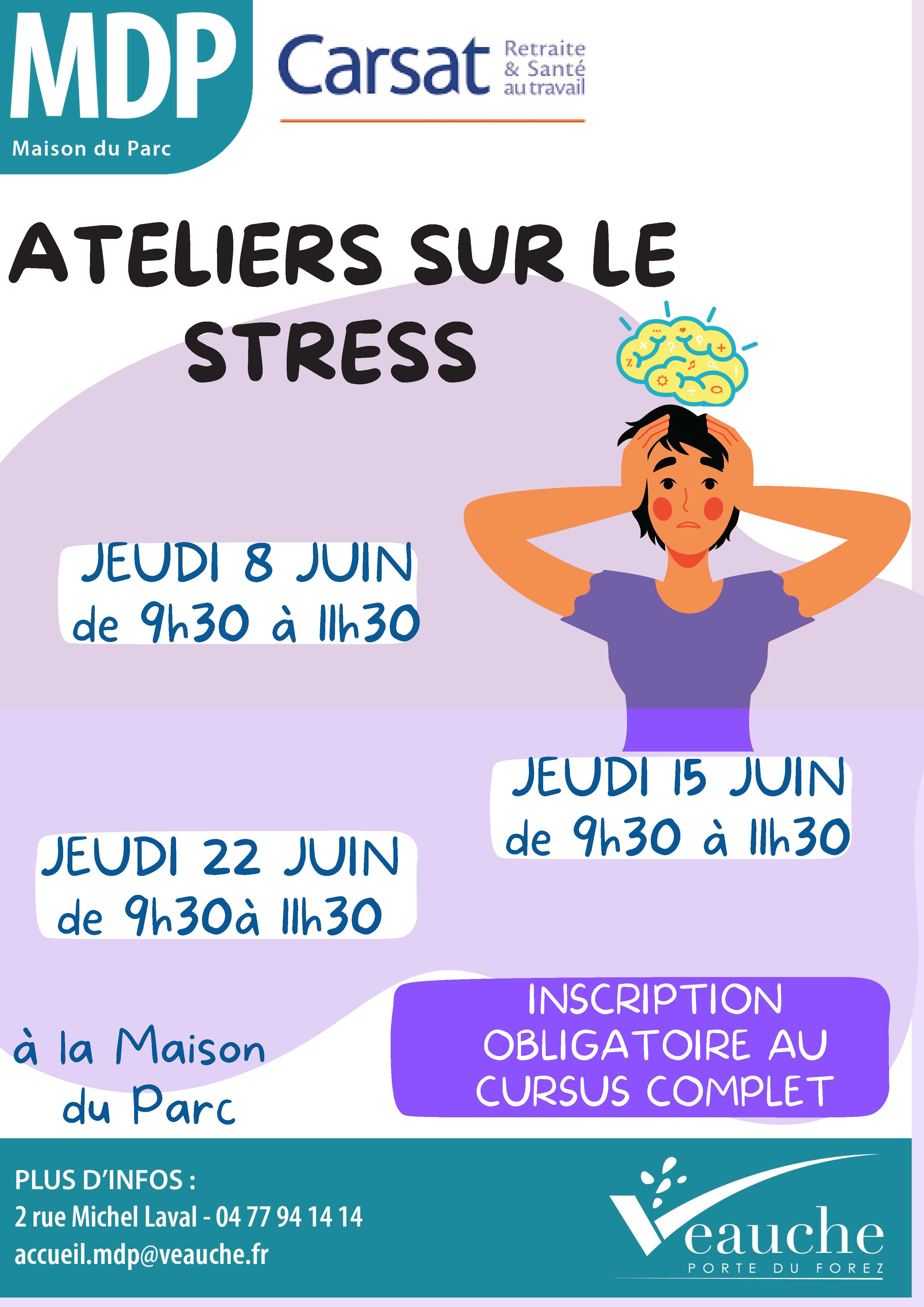 Cursus D Ateliers Gestion Du Stress Site Officiel De Veauche Dans La Loire